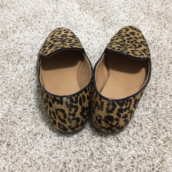 J. Crew Factory Shoes J Crew Factory Leopard Smoking Slippers Size